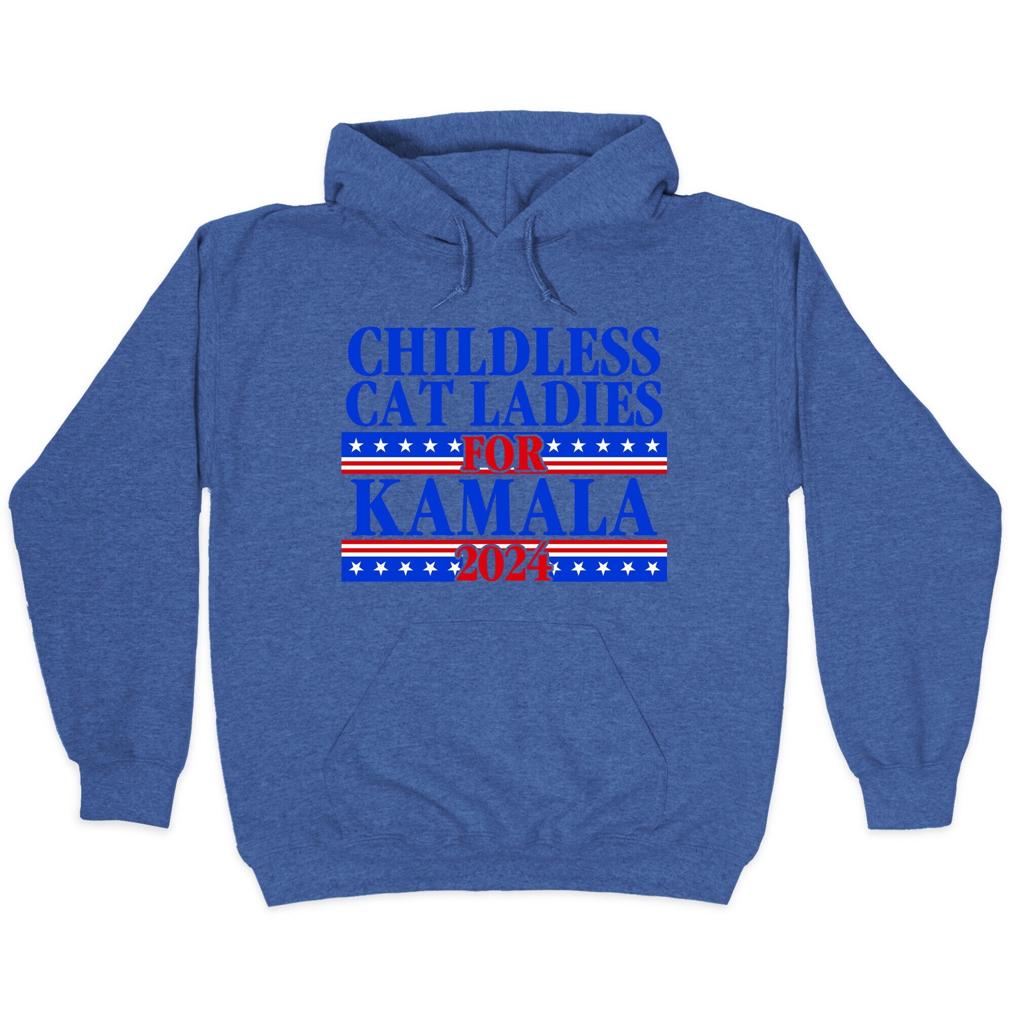 Patriotic Childless Cat Ladies for Kamala Hoodie